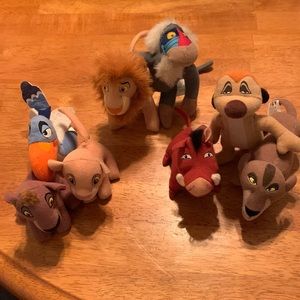 Disney’s The Lion King II Simba’s Pride (8 piece) plush collectibles